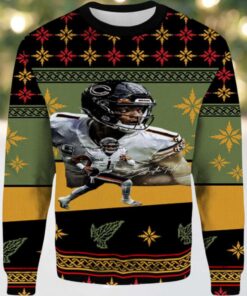 2025 Justin Fields Chicago Chicago Bears Ugly Sweater