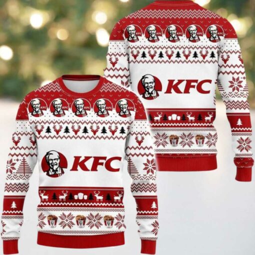 2025 Kfc Kentucky Fried Chicken Ugly Christmas Sweater