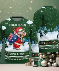 2025 Koala Claus Came Early Ugly Christmas Sweater