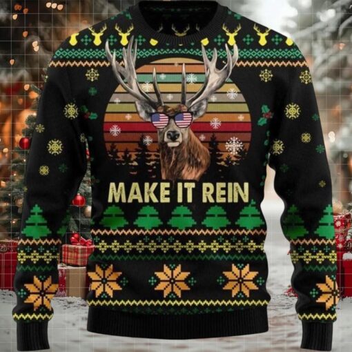 2025 Make It Rein Ugly Christmas Sweater