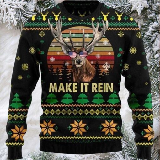 2025 Make It Rein Ugly Christmas Sweater