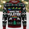 2025 Penguin Waddle Service Christmas Ugly Sweater