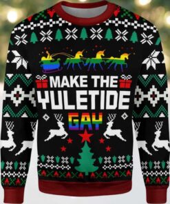 2025 Make The Yuletide Gay Christmas Ugly Sweater