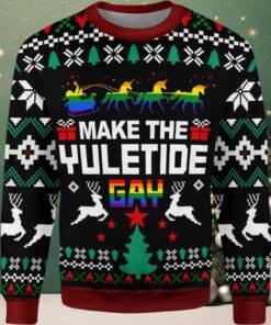 2025 Make The Yuletide Gay Christmas Ugly Sweater