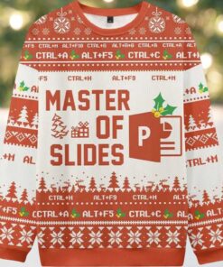 2025 Master Of Slides Powerpoint Ugly Christmas Sweater