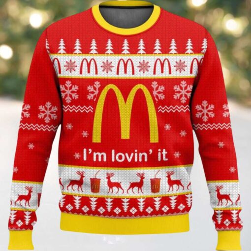 2025 McDonald’s I’m Lovin’ It Ugly Christmas Sweater