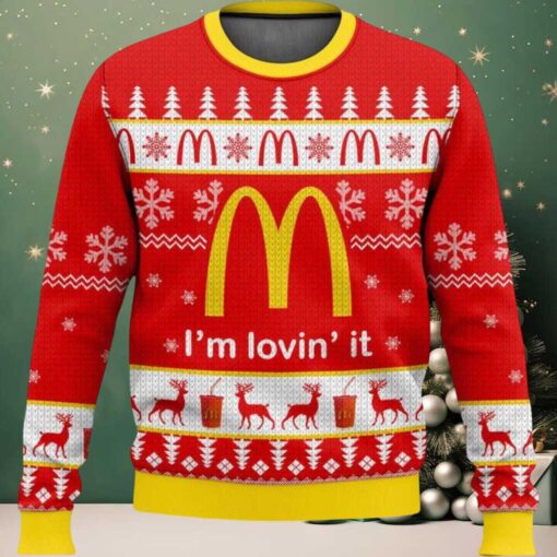 2025 McDonald’s I’m Lovin’ It Ugly Christmas Sweater