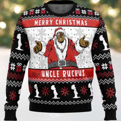 2025 Merry Christmas From Uncle Ruckus Ugly Christmas Sweater