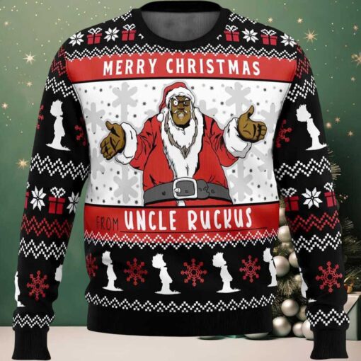 2025 Merry Christmas From Uncle Ruckus Ugly Christmas Sweater