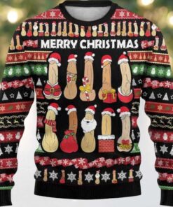 2025 Merry Christmas Penis Ugly Sweater