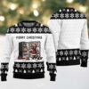 2025 That’s What I Do I Read Books Black Cat Ugly Christmas Sweater