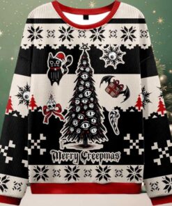 2025 Merry Creepmas Ugly Christmas Sweater