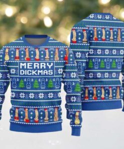 2025 Merry Dickmas Ugly Christmas Sweater