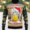 2025 Pinkmas Flamingo Christmas Ugly Sweater