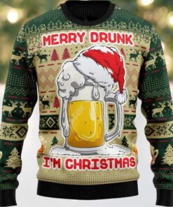 2025 Merry Drunk I’m Christmas Ugly Sweater