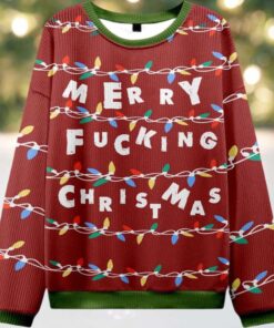2025 Merry Fucking Christmas Ugly Christmas Sweater