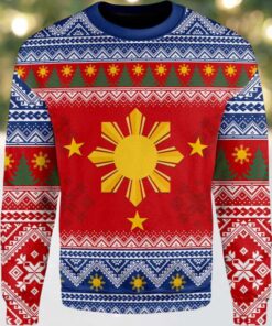2025 Philippines Filipinos Christmas Ugly Sweater