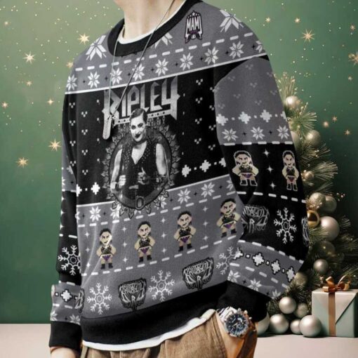 2025 Rhea Ripley Christmas Ugly Sweater