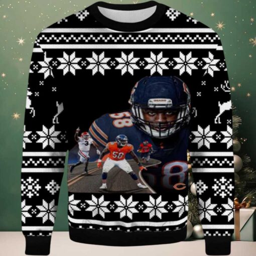 2025 Roman Smith Chicago Bears Ugly Christmas Sweater