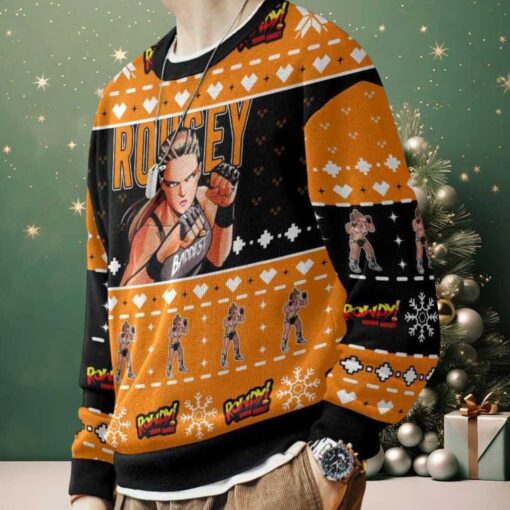 2025 Ronda Rousey Christmas Ugly Sweater