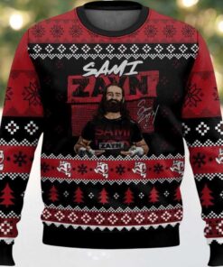 2025 Sami Zayn Christmas Ugly Sweater