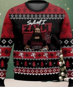 2025 Sami Zayn Christmas Ugly Sweater