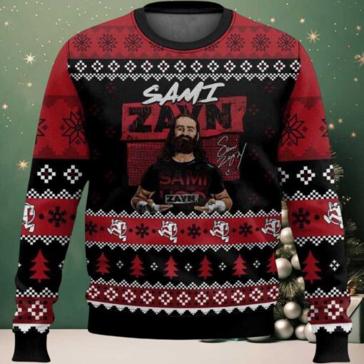 2025 Sami Zayn Christmas Ugly Sweater