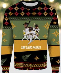 2025 San Diego Padres Media Guide Ugly Christmas Sweater