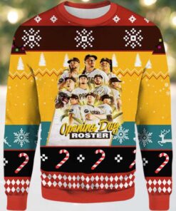 2025 San Diego Padres Opening Day Roster Ugly Christmas Sweater