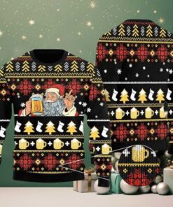 2025 Santa Beer Christmas Ugly Christmas Sweater