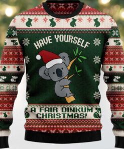 2025 Santa Koala Christmas Ugly Sweater