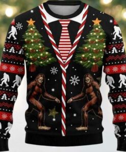 2025 Sasquatch Bigfoot Christmas Vest Ugly Sweater