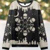 2025 Santa And Golf Mens Ugly Christmas Sweater