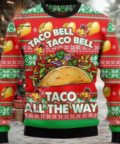 2025 Taco Bell Ugly Christmas Sweater
