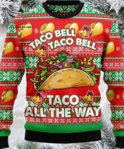 2025 Taco Bell Ugly Christmas Sweater