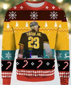2025 Tatis Jr 23 San Diego Padres Ugly Christmas Sweater