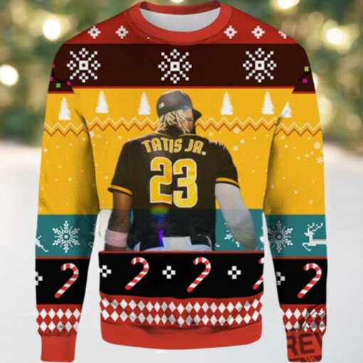 2025 Tatis Jr 23 San Diego Padres Ugly Christmas Sweater