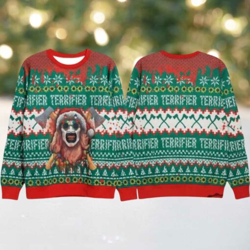2025 Terrifier Ugly Christmas Sweater