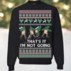 2025 Trump And Santa Ugly Christmas Sweater
