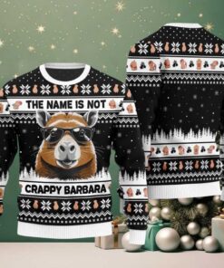 2025 The Name Is Not Capybara Ugly Christmas Sweater