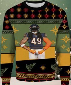 2025 Tremaine Edmunds Chicago Bears Ugly Christmas Sweater