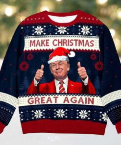 2025 Trump Maga Make Christmas Great Again Ugly Christmas Sweater