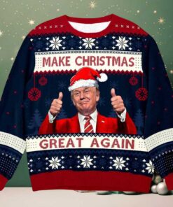 2025 Trump Maga Make Christmas Great Again Ugly Christmas Sweater