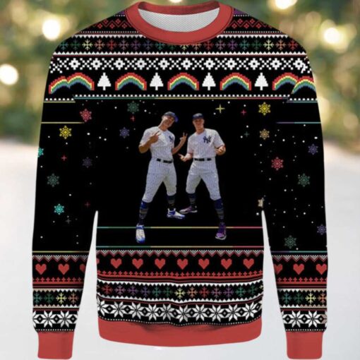 2025 Two Star Of New York Yankees Ugly Christmas Sweater