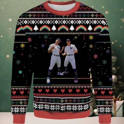 2025 Two Star Of New York Yankees Ugly Christmas Sweater