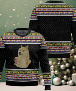 3d Choccy Milk Cheems Doge Meme Ugly Christmas Sweater 3d Choccy Milk Cheems Doge Meme Ugly Christmas Sweater
