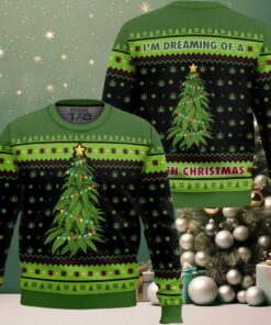 420 I’m Dreaming Of A Green Christmas Ugly Christmas Sweater 420 I’m Dreaming Of A Green Christmas Ugly Christmas Sweater