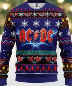 ACDC Rock Music 2025 Ugly Christmas Sweater