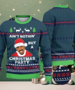Ain t Nothing But A Christmas Party Tupac Hiphop 2pac Ugly Sweater