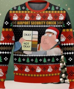 Airport Security Check Christmas Ugly Sweater Airport Security Check Christmas Ugly Sweater
